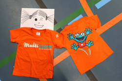 T-shirt - kind - oranje